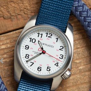 Bertucci A-1S White Dial Field Watch
